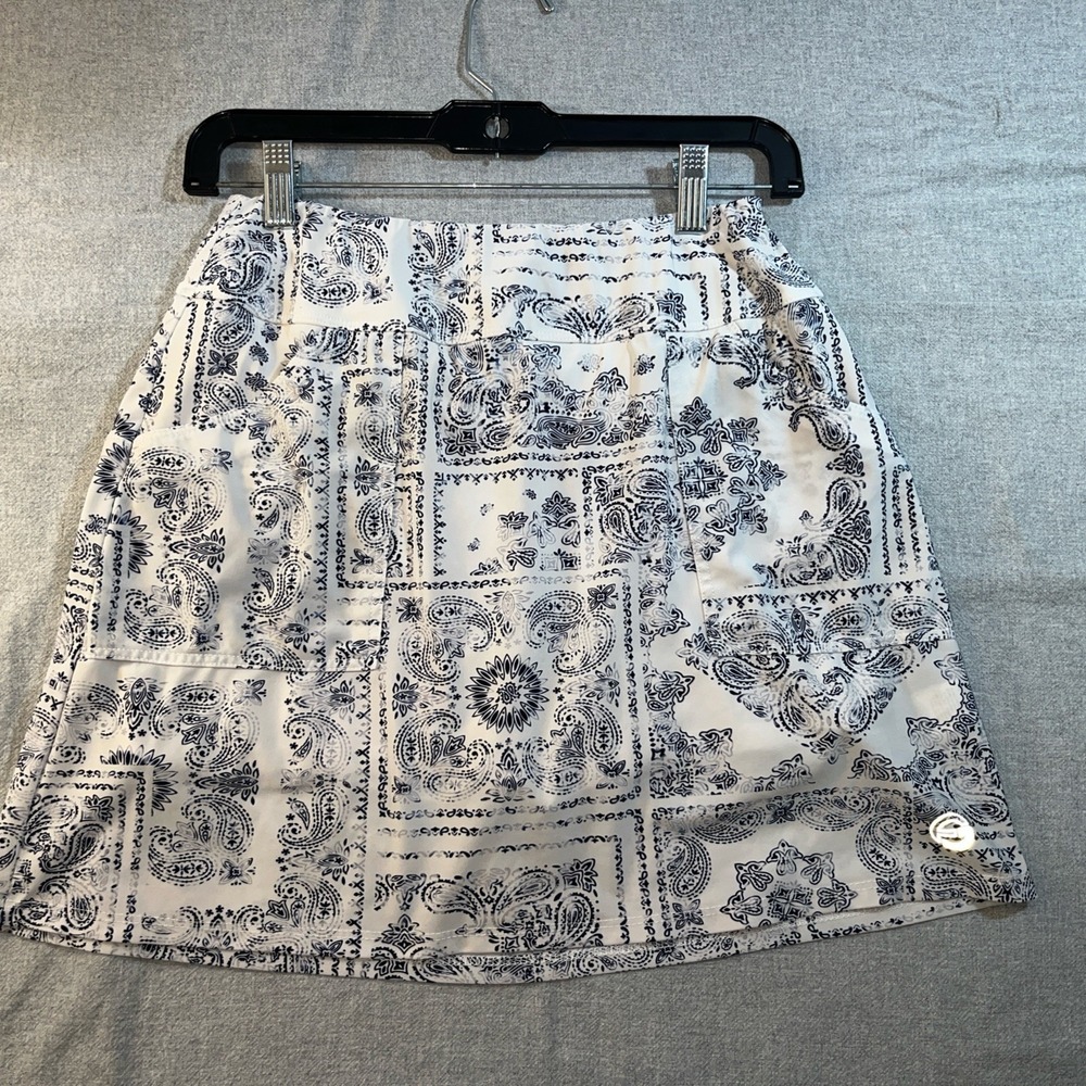 Foray GolfMini Skort Small Tall Blue/White